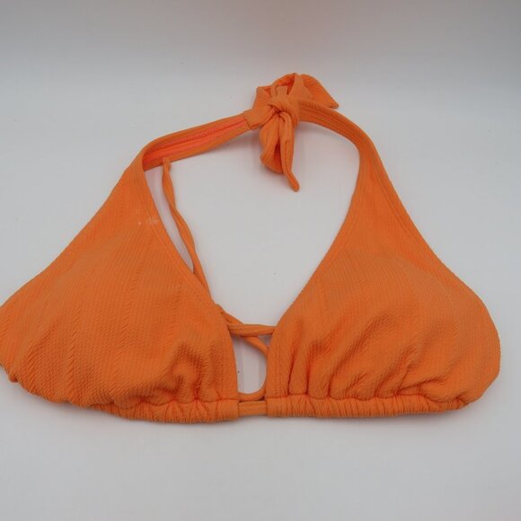 Ninety-Nine Bikini Swimsuit Womens XL Textured Two Piece Halter High Waist - Picture 2 of 8